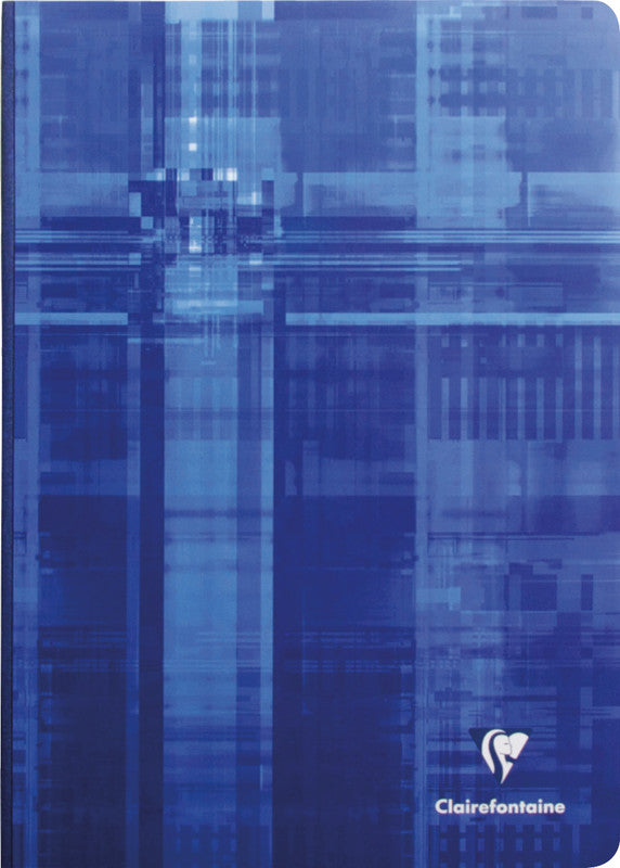 Clairefontaine Notizheft A4, kariert 5 mm, Leinen, Karton, 192 Seiten, 90 g/m² – sortiert