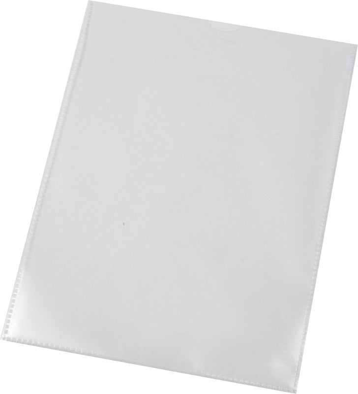 Q-CONNECT Sichtmappe A6 – 1 Hülle, transparent, Kunststoff, 150 µm, 25er-Pack