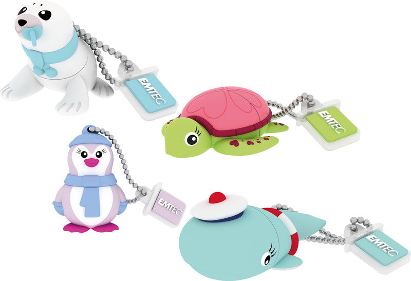Emtec Animalitos USB-Stick – 16 GB, USB 2.0, Baby Seal