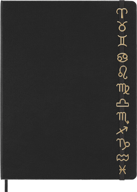 Moleskine Schlüsselanhänger Steinbock für Gummibandverschluss – Zinklegierung, Gold