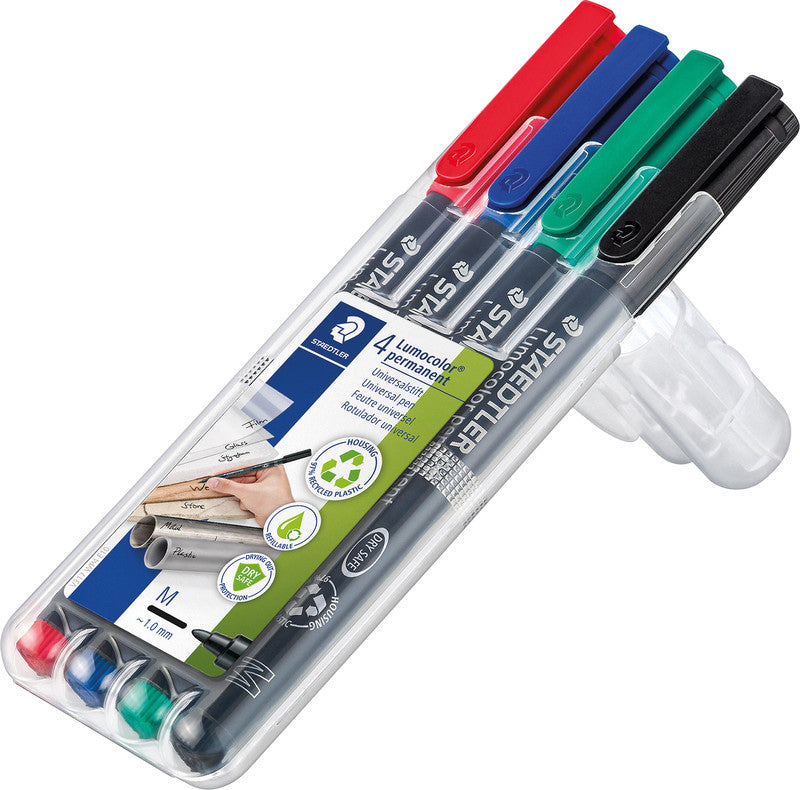 Staedtler Permanent Marker – sortiert, 4er Set