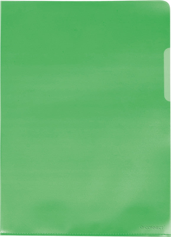 Connect Sichtmappe A4 – Grün, Polypropylen, 120 µm, 10er-Pack