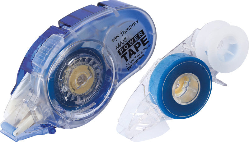 Tombow Maxi Power Kleberoller – Roller, permanent, transparent, nachfüllbar, tropffrei, für Basteln
