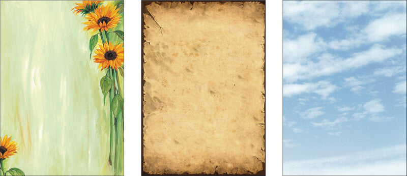 Sigel Designpapier Golden Frame – A4, 200 g/m², 50 Blatt