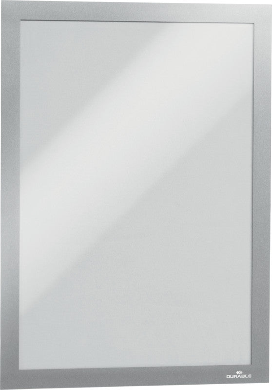 Durable Magnetrahmen – A4 – Silber – 5er-Pack