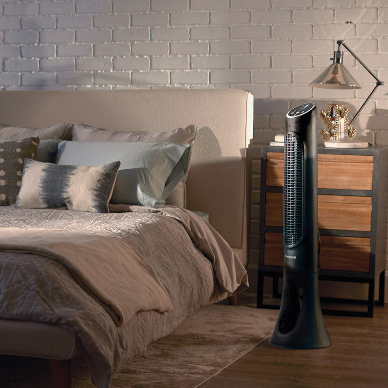 Honeywell Turmventilator QuietSet – 31 W, 8 Stufen, oszillierend, Timer, Fernbedienung, 186,9 m³/h