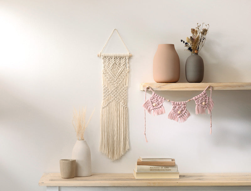 Folia Makramee Bastelset Boho – 10-teilig – 160 × 207 × 35 mm