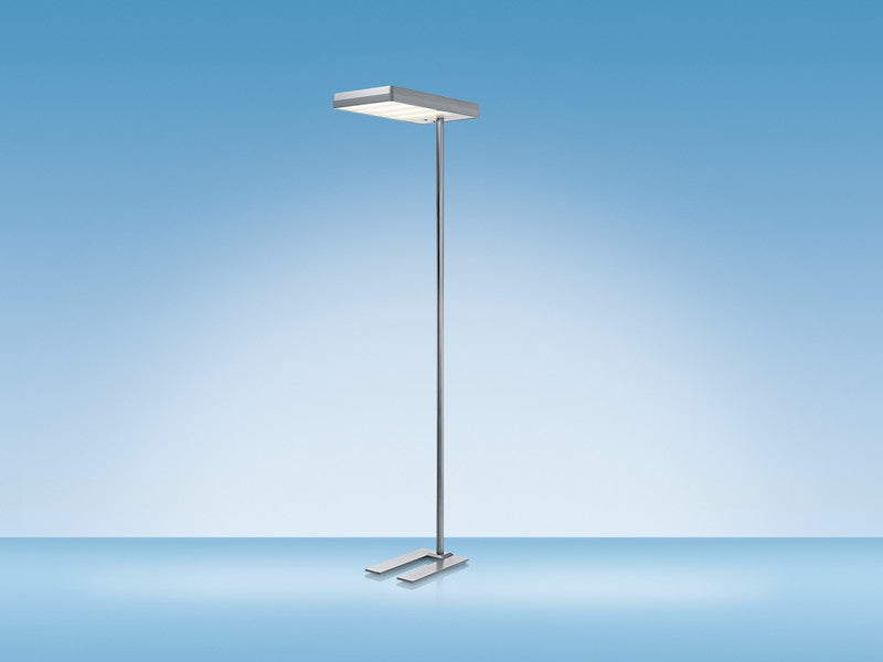 Hansa Stehleuchte – 4000 K neutralweiss, 3685 lm, silber
