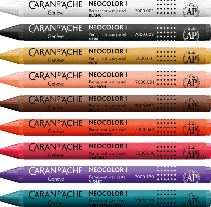 Caran d-Ache Caran d'Ache Wachsmalkreide – Violett, Ø 9 × 100 mm, wasserfest, lichtbeständig