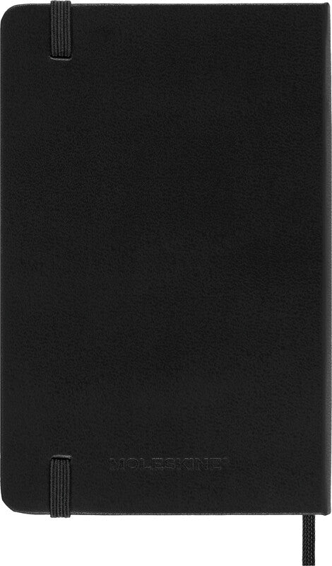 Moleskine Agenda – 1 Woche/2 Seiten, gebunden, 9 × 14 cm, 2027, schwarz, FSC
