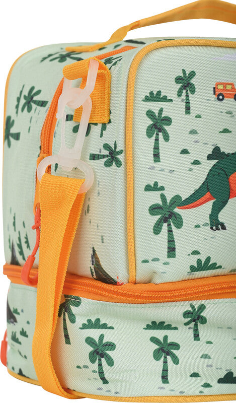 Estia Lunchtasche – isoliert, Reissverschluss – 6 l – mehrfarbig – Kunststoff – Dino Explorer