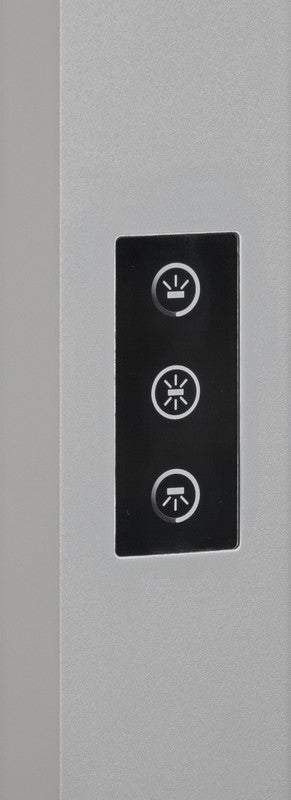 MAUL LED-Stehleuchte Sirius Colour Vario – Touchfeld, dimmbar – 3000–5700 K – 10’110 lm 66 W – Silber