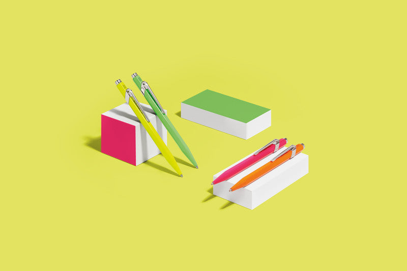 Caran d-Ache Kugelschreiber – Grün Fluo, Aluminium