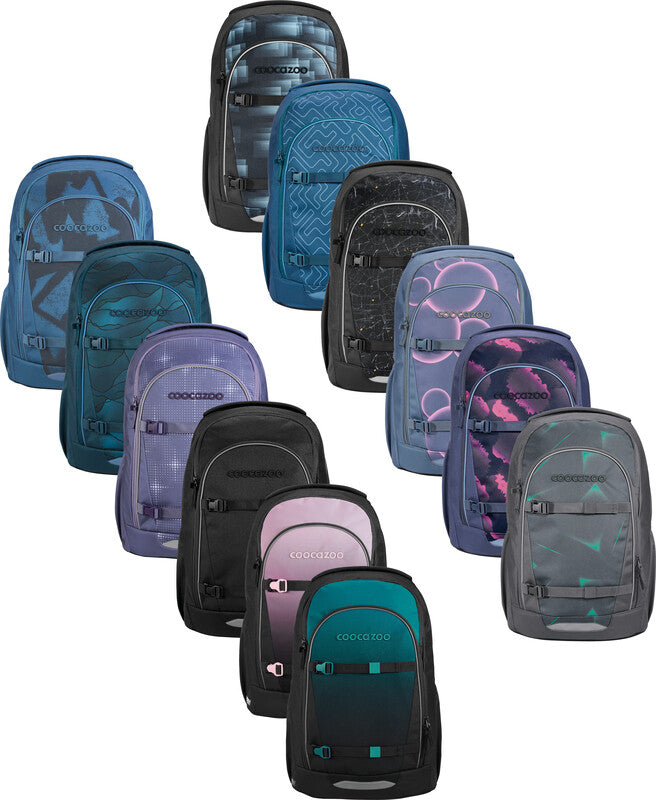 Coocazoo Rucksack Every – Teal Shadows – aus 100% recycelten PET-Flaschen