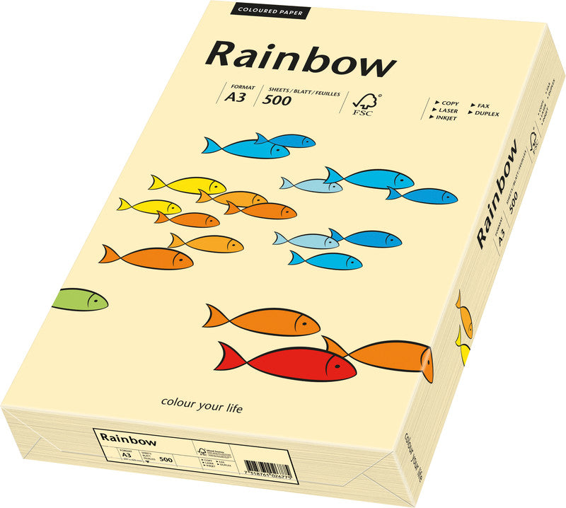 Papyrus Kopierpapier – A3, 120 g/m², Chamois – für Inkjet/Laser/Kopierer – FSC – 250 Blatt