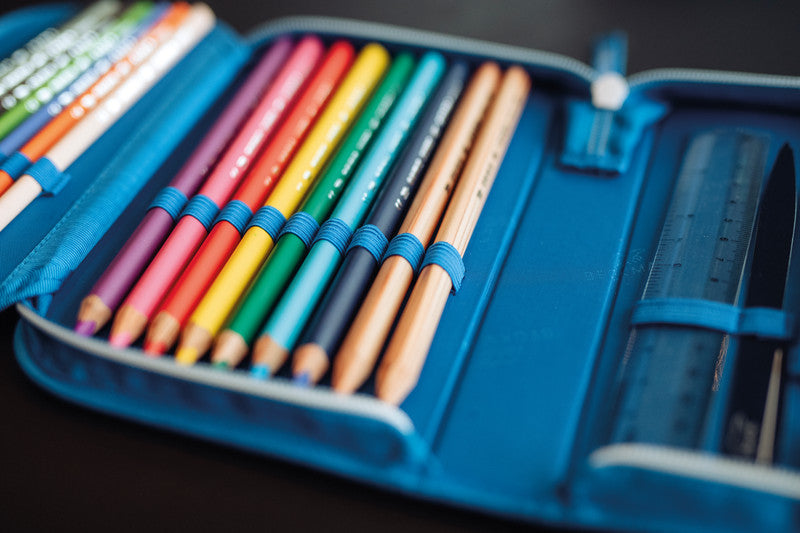 Beckmann Klassisches Etui, gefüllt, 21-teilig – Unicorn – Kunststoff – 20,5 × 13,3 × 3,8 cm
