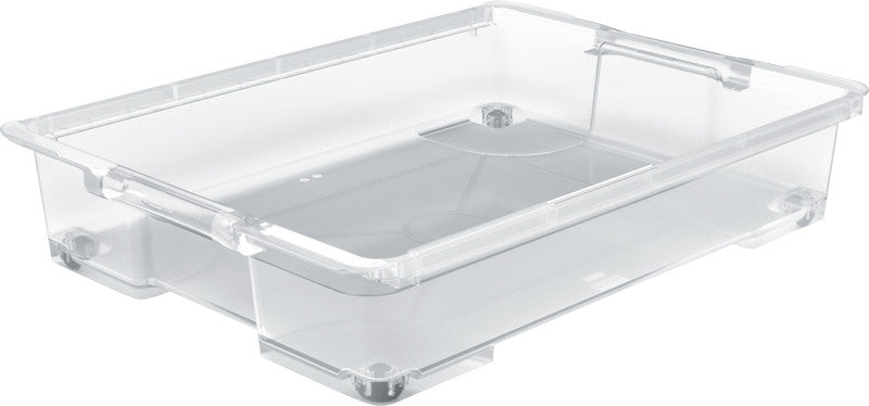 Rotho Aufbewahrungsbox Evo Easy – Kunststoff, Transparent, 78,7 × 15,9 × 58,6 cm