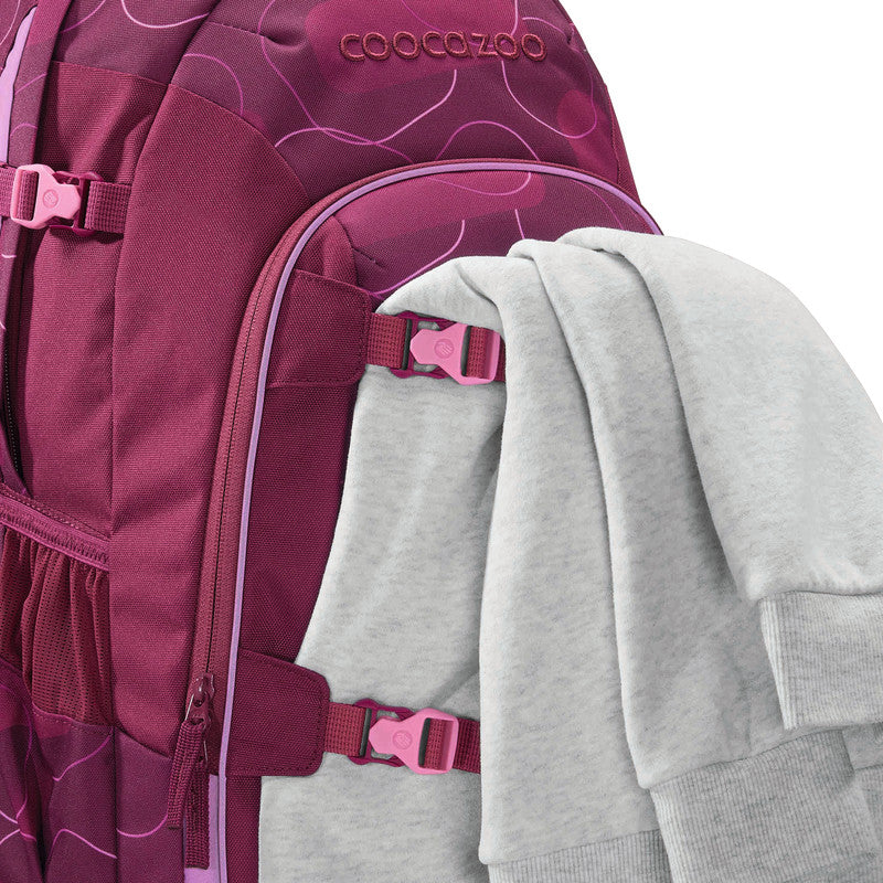 Coocazoo Rucksack Joker – Berry Bubbles – pink – 30,0 × 42,0 × 20,0 cm – recycelter Bestandteil