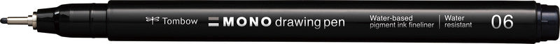 Tombow Mono Drawing Pen Fineliner – schwarz – wasserfest