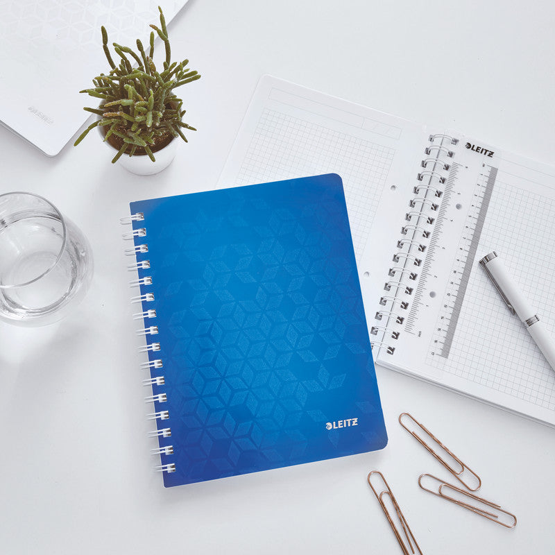 Leitz Notizbuch WOW, A5, 80 Seiten – blau