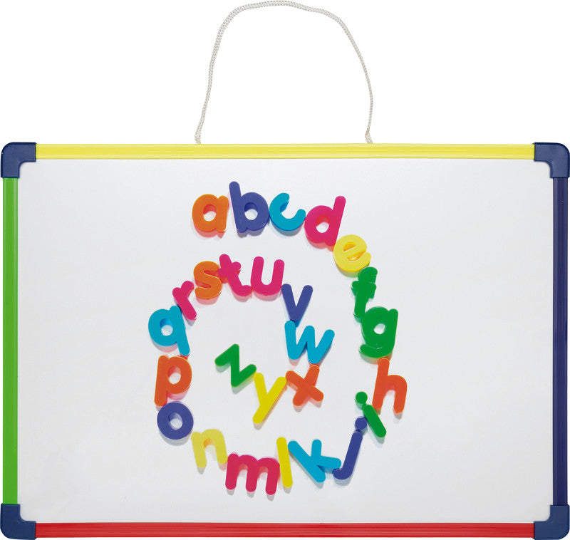 MAUL Whiteboard – 35 × 24 cm, lackierter Stahl, magnetisch, Kunststoffrahmen, Wandmontage