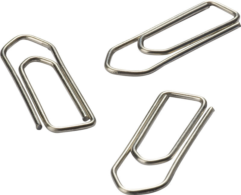 Omega Büroklammern – 43 mm – Metall – Silber – 100 Stück