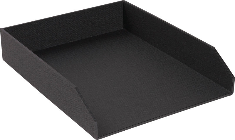 Exacompta Office by Me – Briefkorb-Set für A4+, Recycling-Karton, Schwarz, 2er-Set, 260 × 130 × 337 mm