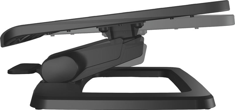 Fellowes Fussstütze Hana – 45 × 21,8 × 17,5 cm, Aluminium/Esche, schwarz