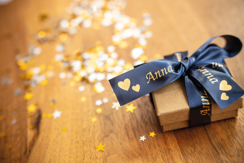 Brother Textilband – 24 mm × 4 m, marineblau, gold
