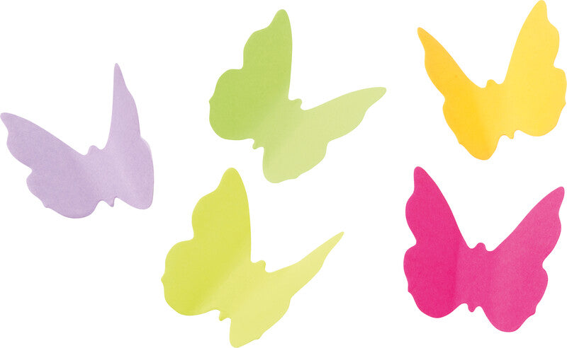 Trendhaus Haftnotizen Pop-Up Good Feelings – 65×50 mm – sortiert, 100 Blatt, Schmetterling