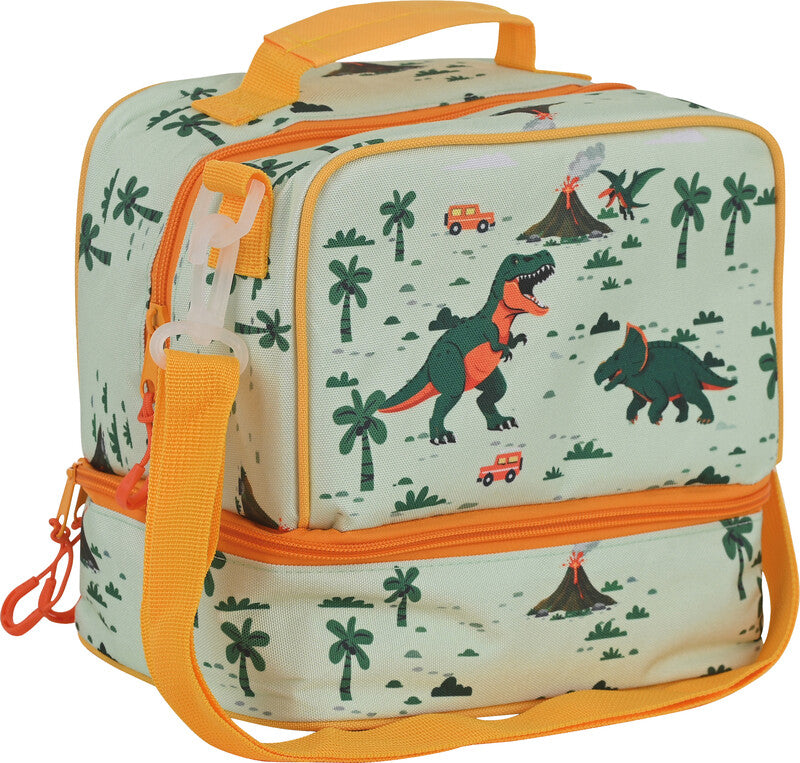 Estia Lunchtasche – isoliert, Reissverschluss – 6 l – mehrfarbig – Kunststoff – Dino Explorer