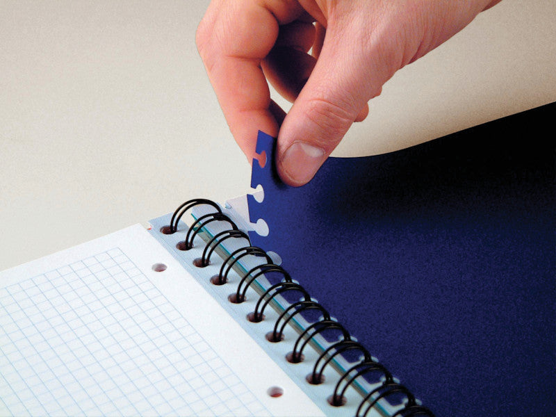 Elba Collegeblock, Karton, 120 Blatt, 4-fach gelocht, perforiert, 90 g/m² – sortiert, für SCRIBZEE App