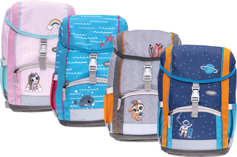 Funki Rucksack – A4 PLUS+ – Space Mission – Dunkelblau – 35,0 × 26,0 × 17,0 cm