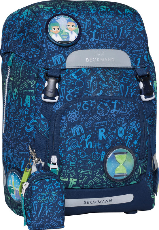 Beckmann Schulrucksack Classic – Science – 22 l – 24,0×37,0×25,0 cm