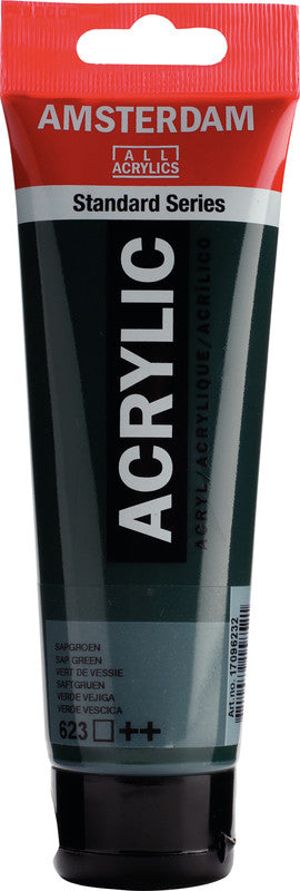 Royal Talens Amsterdam Acrylfarbe – Saftgrün 623 – 120 ml Tube