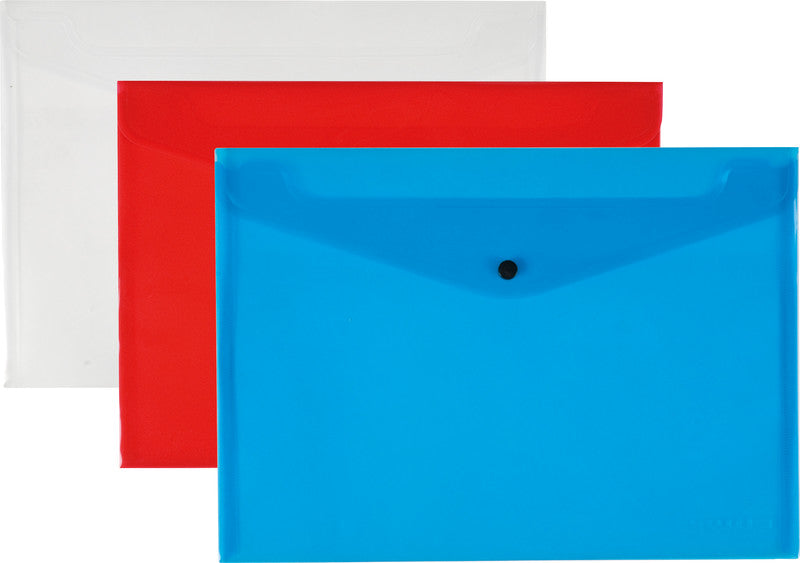 Q-connect Sichtmappe A5 – Blau, Kunststoff, 172 Mikron