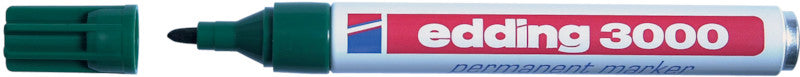 Edding Permanent Marker – rot, blau, grün, schwarz, 4er Set