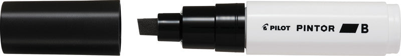 Pilot Pigment-Marker Pintor – Keilspitze 8 mm – Schwarz – Lichtbeständig
