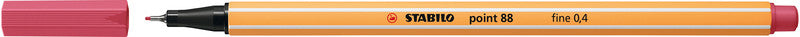 STABILO Fineliner – 18er-Set 0,4 mm – 18 Farben, sortiert