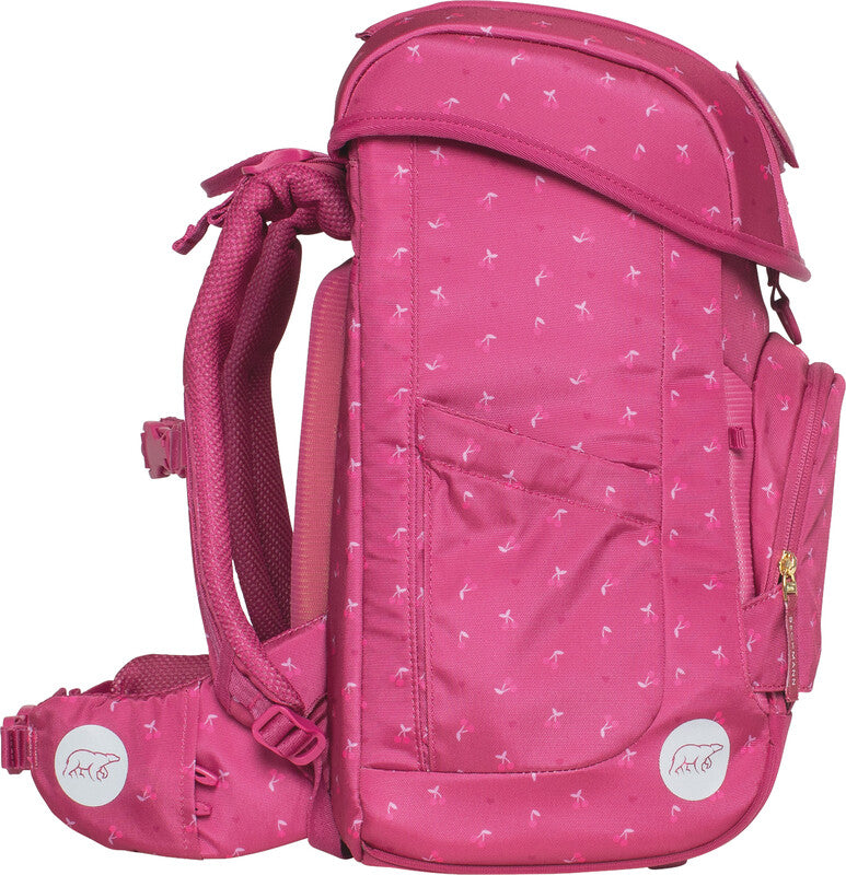Beckmann Schulrucksack Plus Air – Cherry – aus recyceltem PET