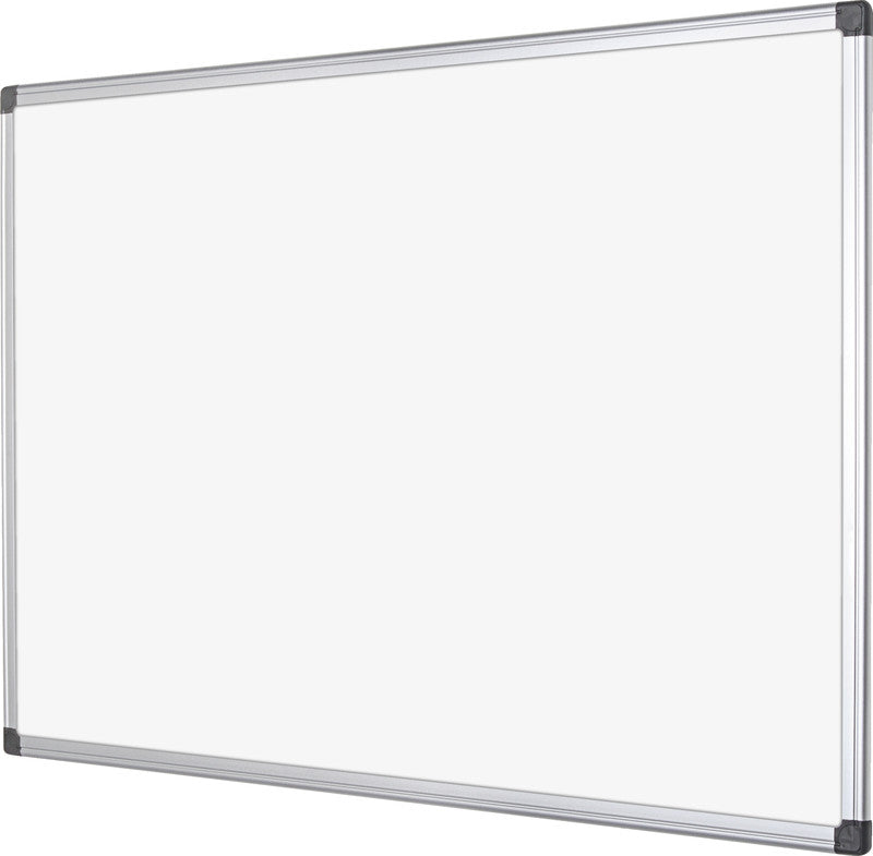 Q-Connect – Whiteboard – 60 × 45 cm, Emaille, magnetisch, Aluminiumrahmen, Wandmontage