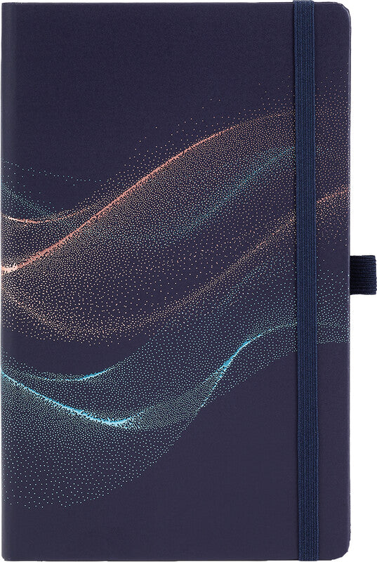 Castelli Notizbuch – A5 – liniert – 192 Seiten – 80 g/m² – gebunden, Gummiband, Stiftschlaufe, mehrfarbig