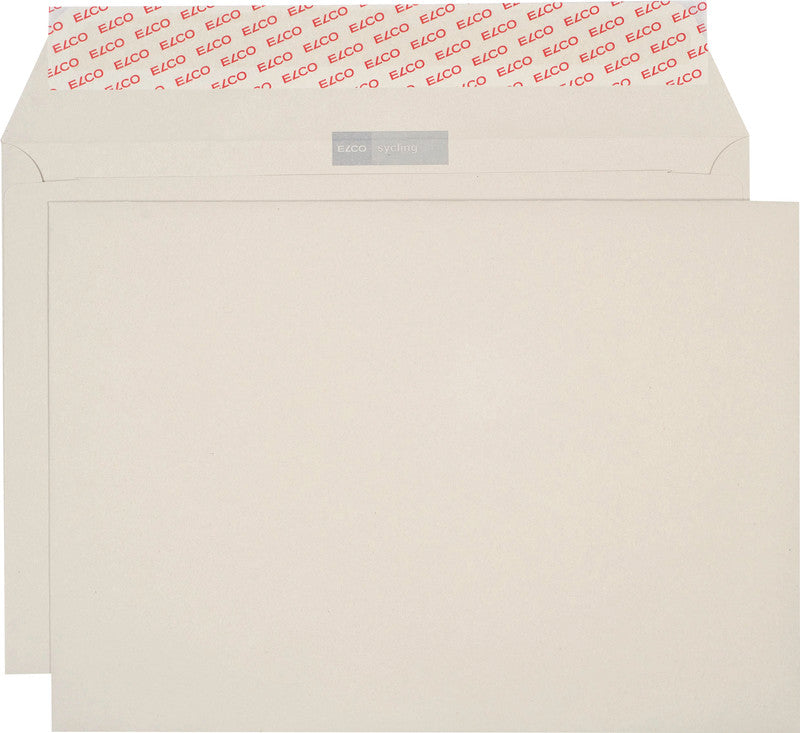Elco Couvert C4, ohne Fenster, selbstklebend, grau, 120 g/m² – 250 Stk.