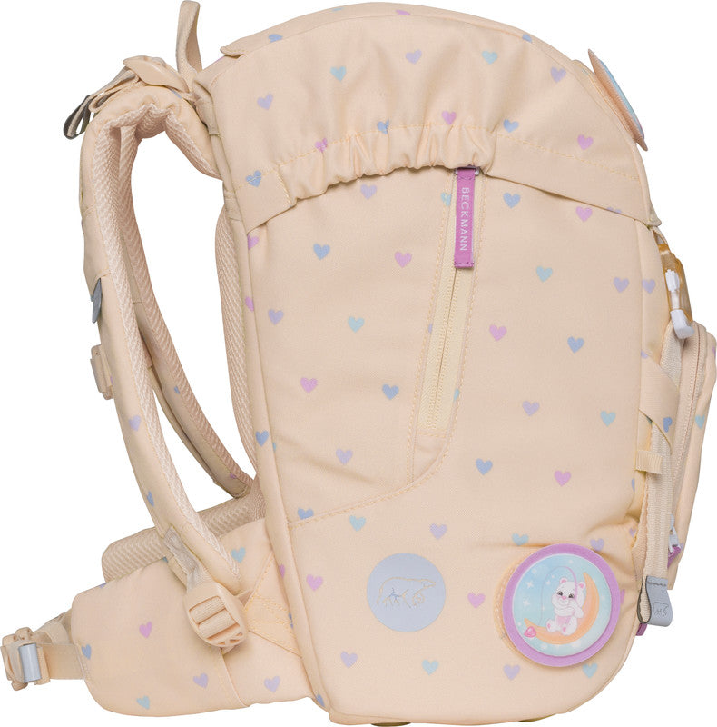 Beckmann Classic Schulrucksack – Yellow Heart – aus rPET