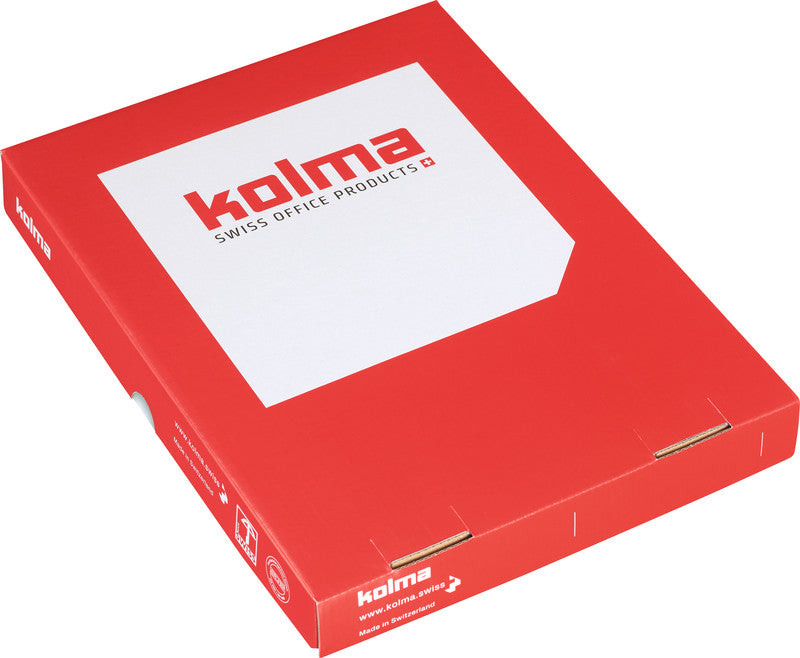 Kolma Sichtmappe A4 – 100er-Pack, Orange, Kunststoff, 120 µm
