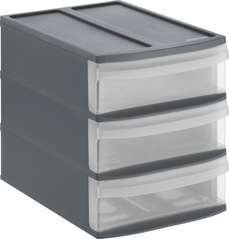 Rotho Schubladenelement Systemix Tower – für Systemix Tower Module – 265 × 192 × 233 mm