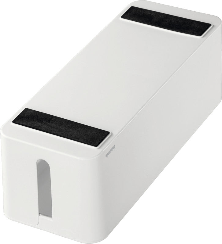 Hama Maxi Kabelbox 400 × 138 × 156 mm – für Kabel bis Ø 20 mm – weiss – Kunststoff