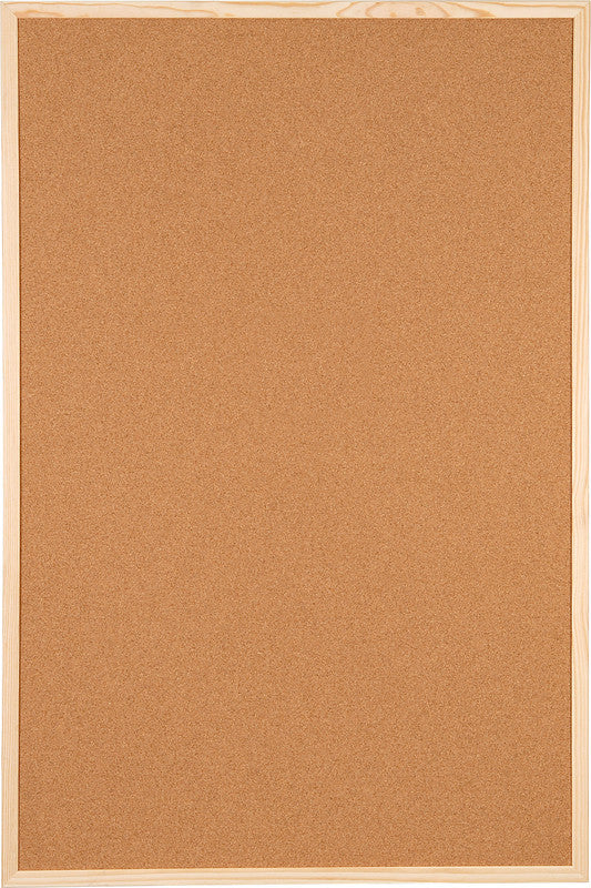 Dufco Pinnwand – Kork, Holzrahmen – 60 × 90 cm