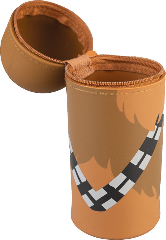 Star Wars – Schlamperetui, Chewbacca, Braun, Silikon, 7 × 18 cm