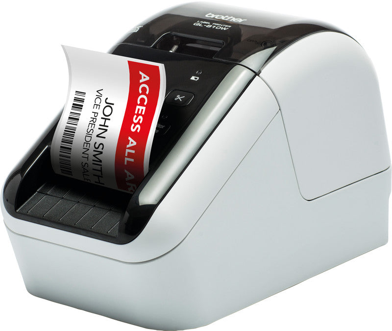 Brother QL-810Wc – Etikettendrucker, Thermodirekt, bis 62 mm, 2-farbig (schwarz/rot), USB, WLAN